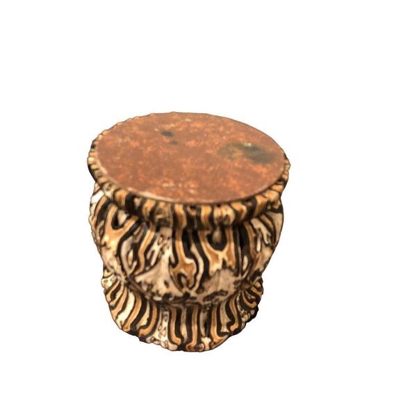 Vintage NEW ZEALAND MAMUKA NATURAL PONGA WOOD TREE FERN ART VASE - Picture 5 of 15